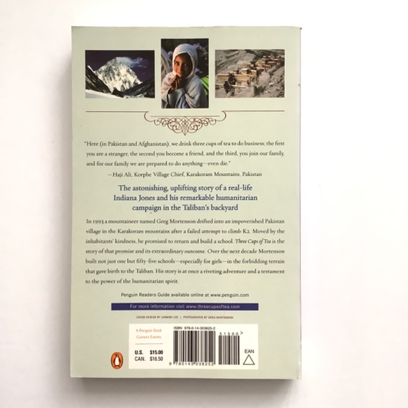 THREE CUPS OF TEA by Greg Mortenson and David Oliver Relin - Picture 2 of 2